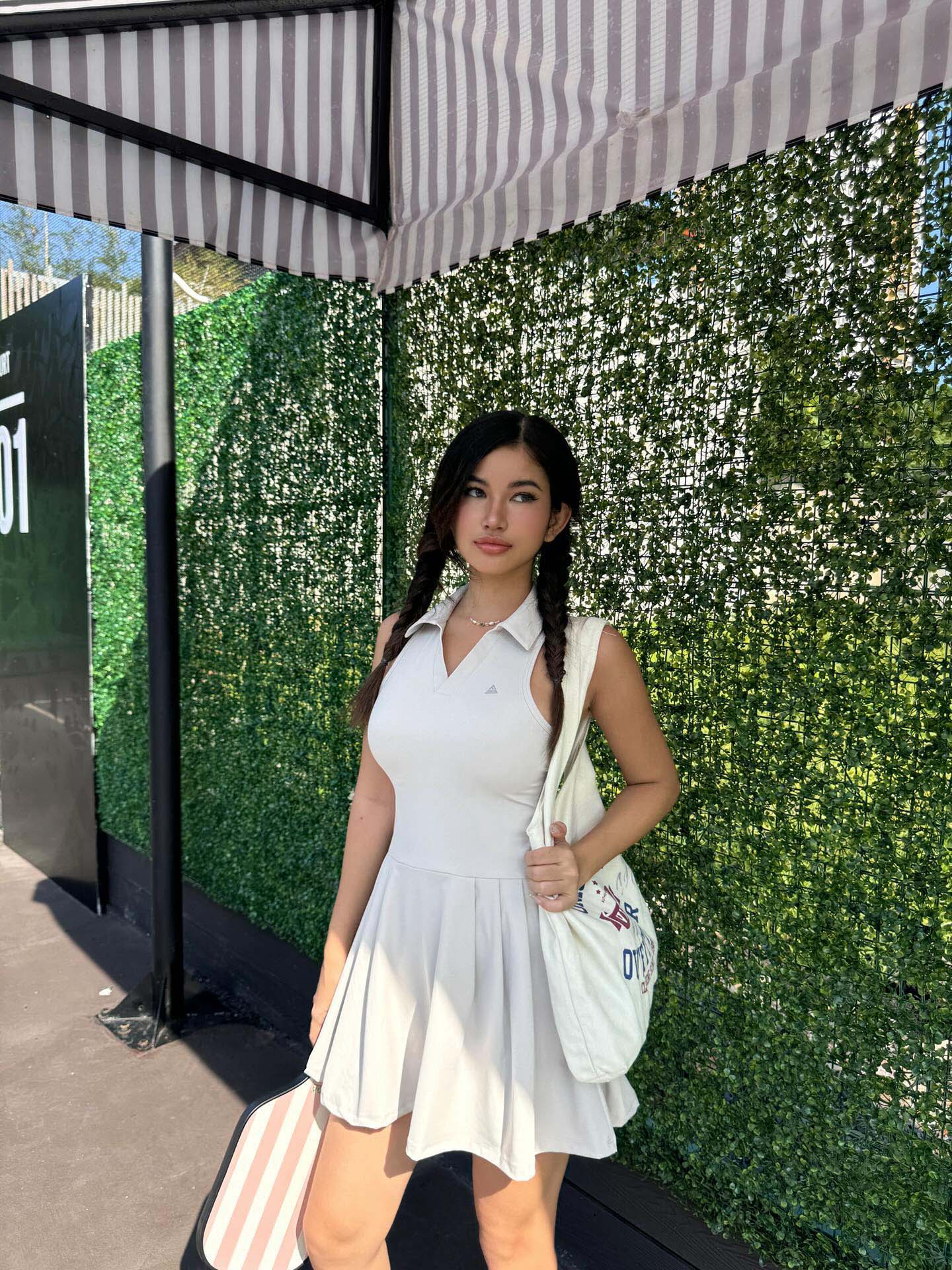 Váy tennis thể thao nữ Fitme GOC - DTSN01 - Light Grey - Fitme Sportswear