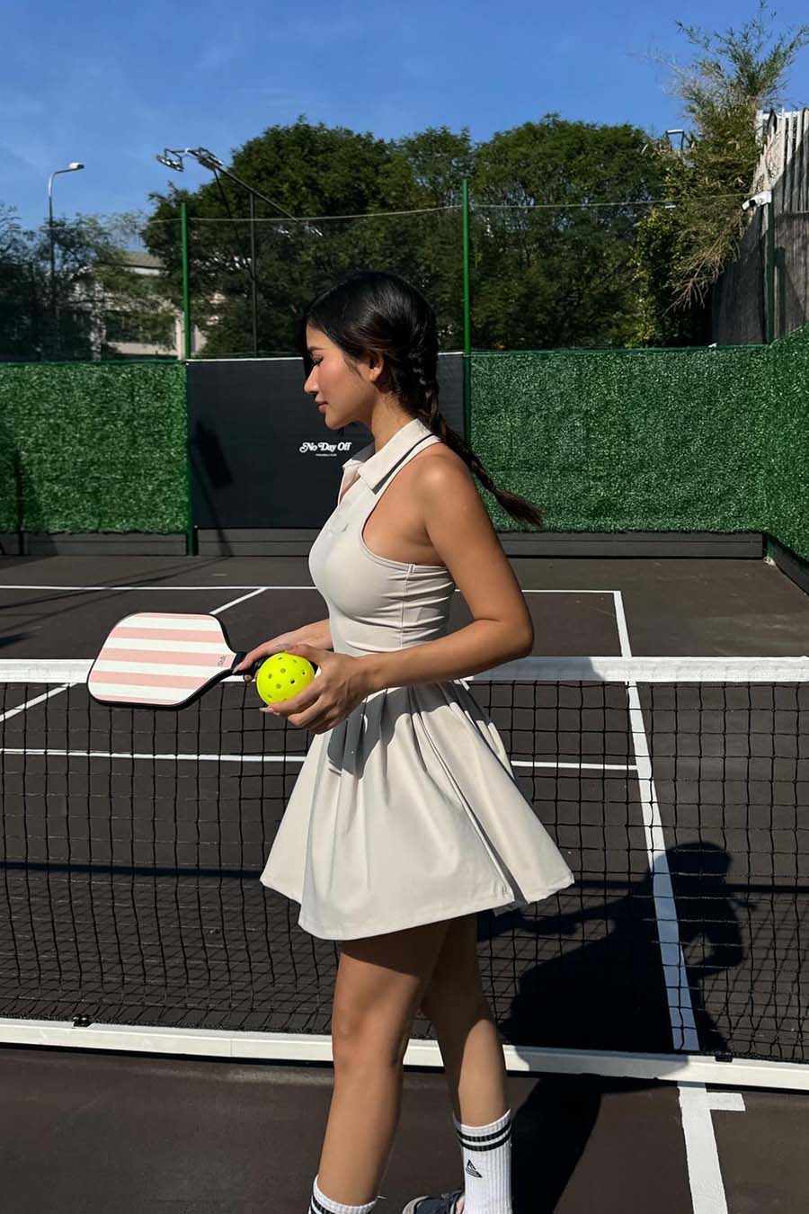 Váy tennis thể thao nữ Fitme GOC - DTSN01 - Light Grey - Fitme Sportswear