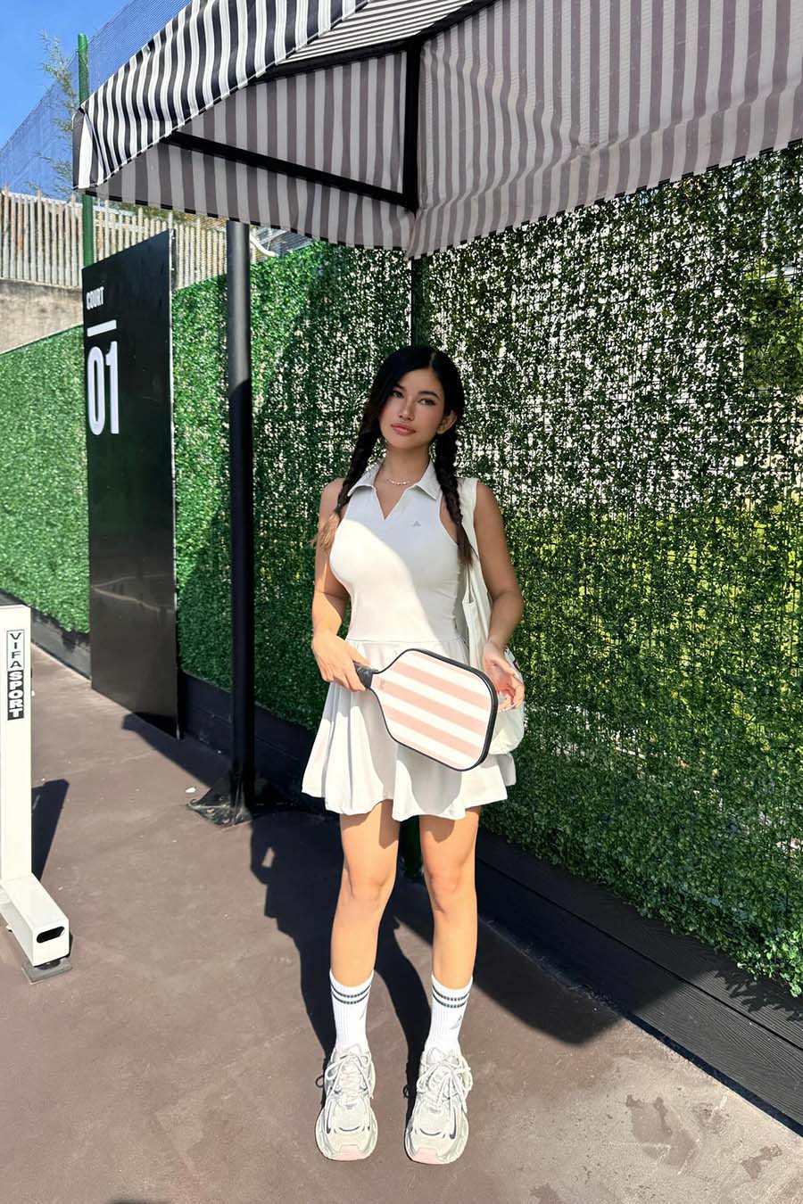 Váy tennis thể thao nữ Fitme GOC - DTSN01 - Light Grey - Fitme Sportswear