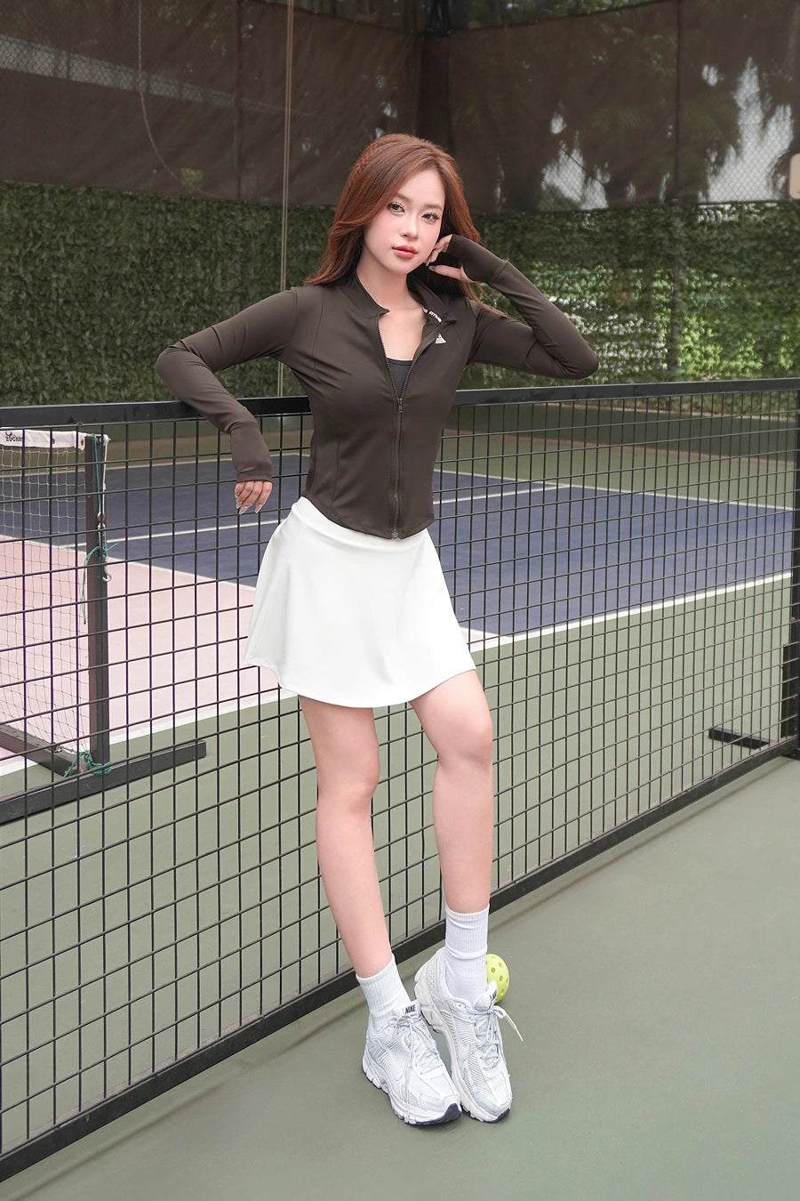 Cover23 AKCV White Cropped Jacket
