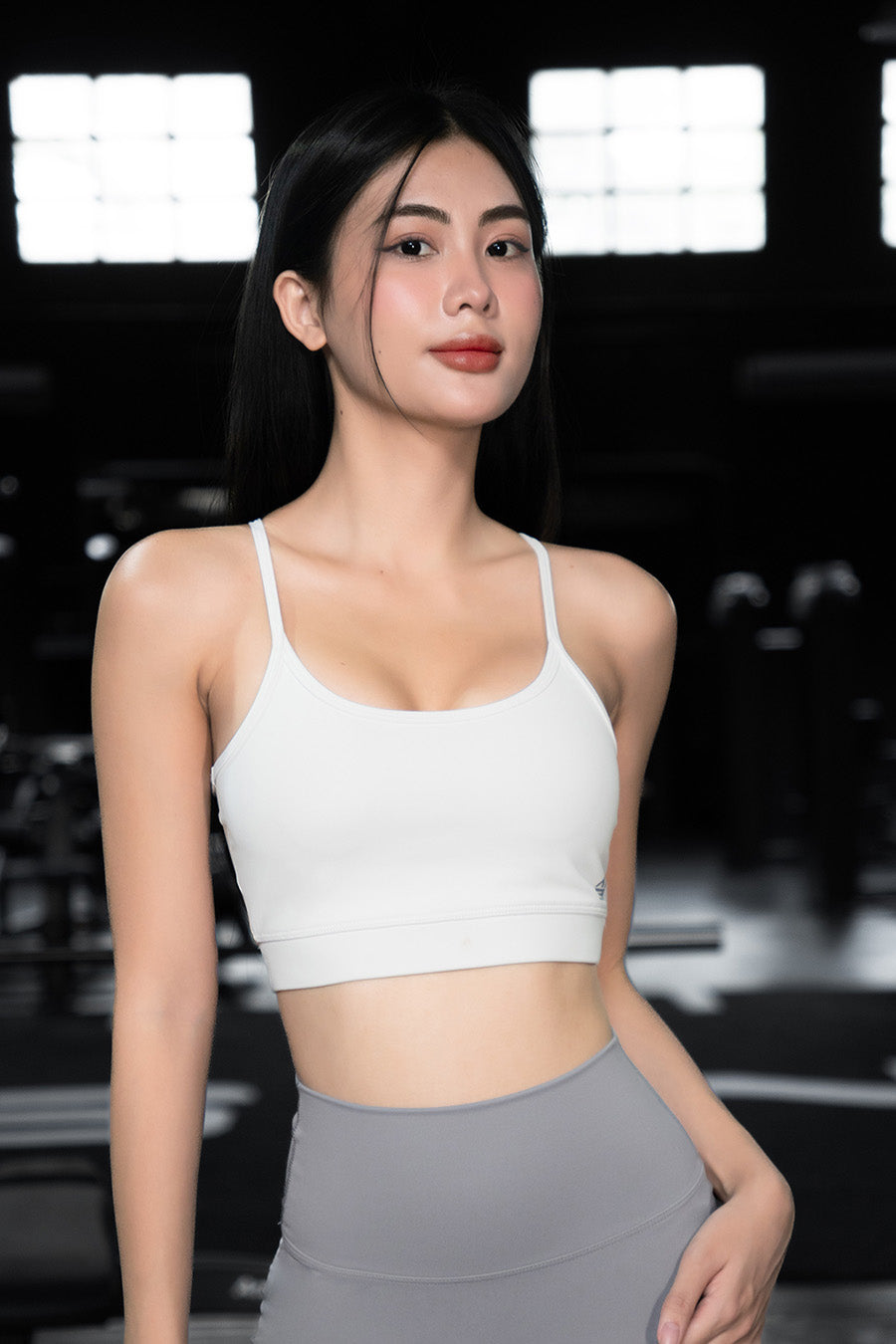 Áo bra gym yoga Theta - Trắng - Fitme Sportswear