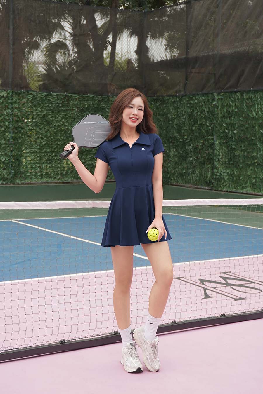 Váy tennis thể thao nữ Fitme GOC - DTNN01 - Blazer Navy - Fitme Sportswear