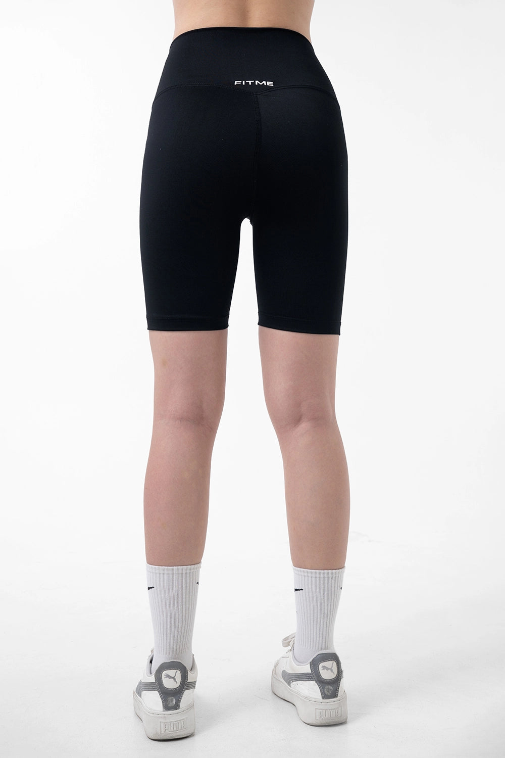 Quần legging lửng tập yoga cạp ngang - Đen - Fitme Sportswear