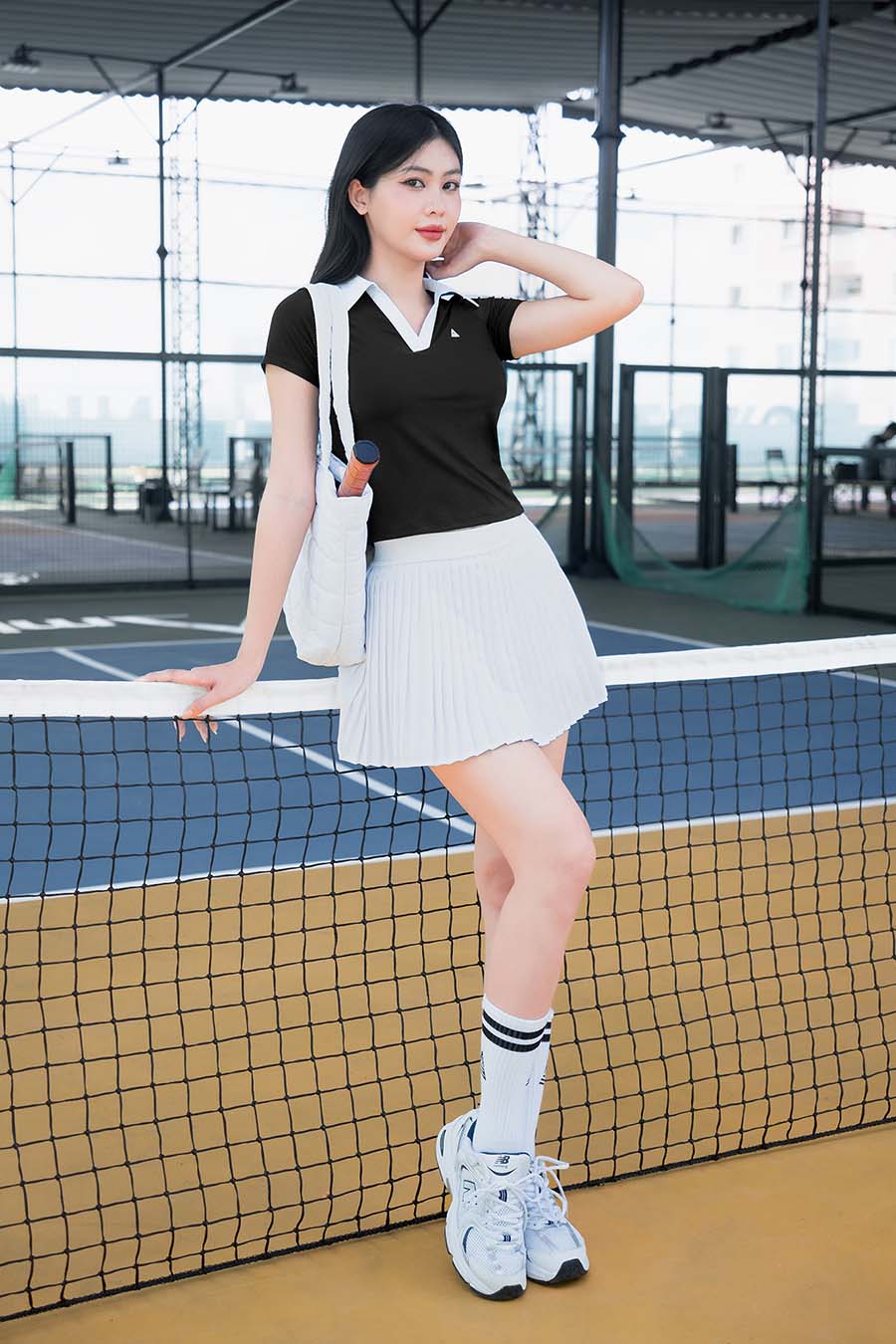 Áo polo thể thao nữ Fitme GOC - ABPL01 - Đen - Fitme Sportswear