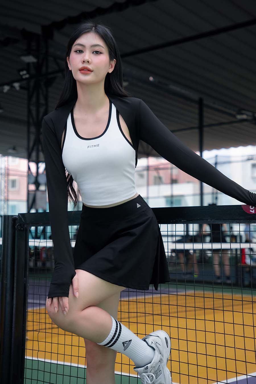 Áo khoác thể thao nữ Fitme GOC - ANCD01 - Đen - Fitme Sportswear