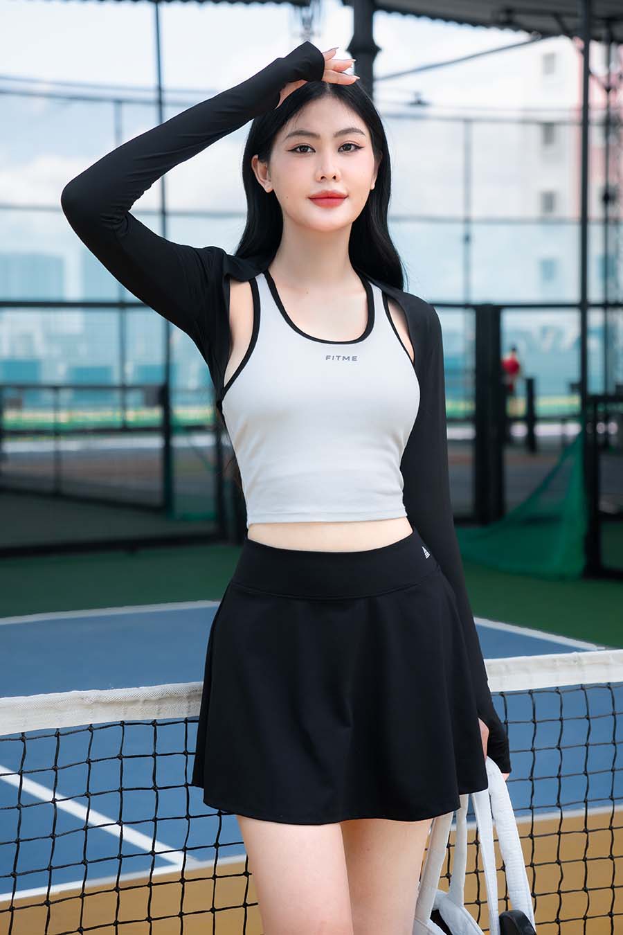 Áo khoác thể thao nữ Fitme GOC - ANCD01 - Đen - Fitme Sportswear