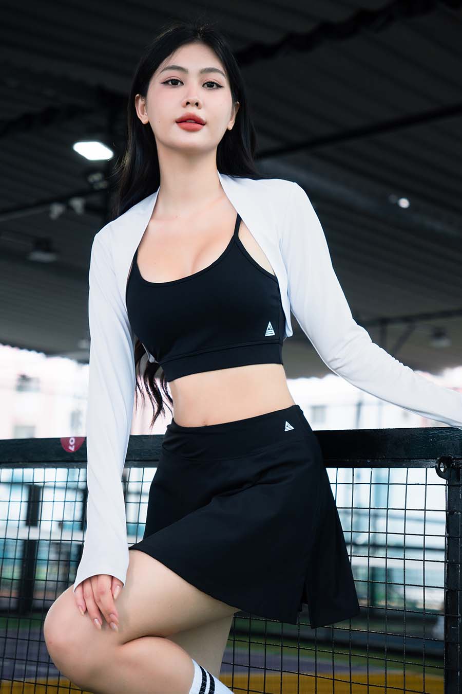 Chân váy ngắn thể thao nữ Fitme GOC - VSFM01 - Đen - Fitme Sportswear