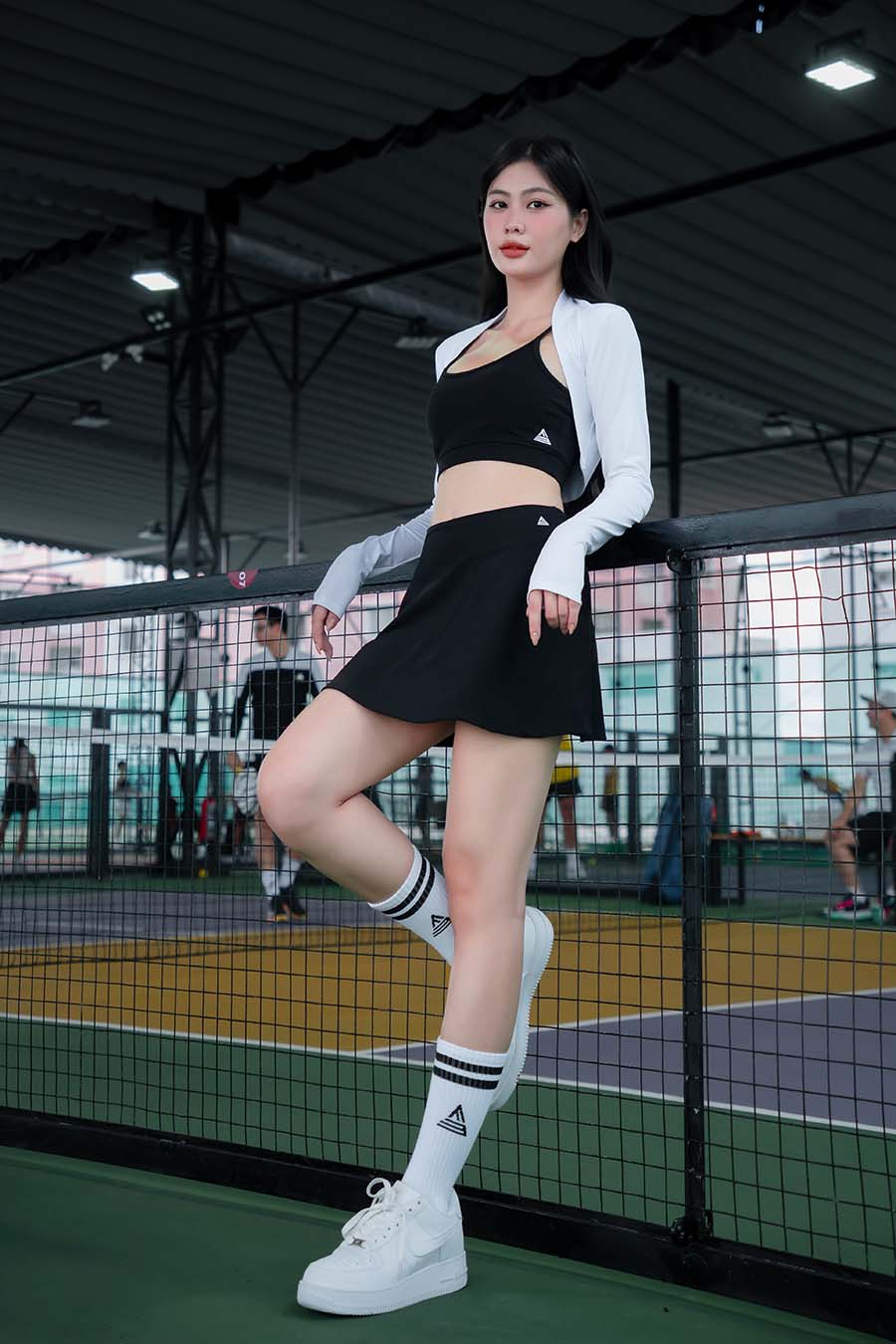 Chân váy ngắn thể thao nữ Fitme GOC - VSFM01 - Đen - Fitme Sportswear