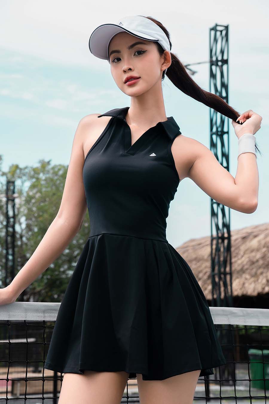 Váy tennis thể thao nữ Fitme GOC - DTNN01 - Đen - Fitme Sportswear