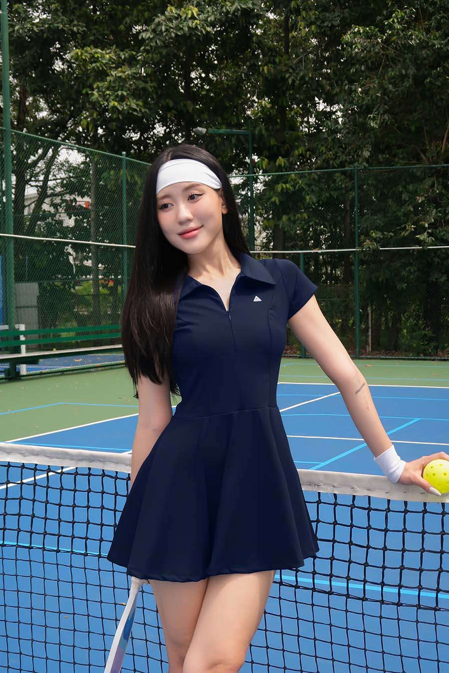 Váy tennis thể thao nữ Fitme GOC - DTNN01 - Blazer Navy - Fitme Sportswear