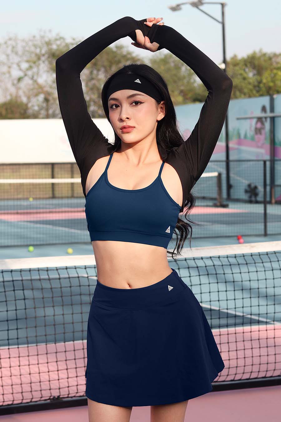 Chân váy ngắn thể thao nữ Fitme GOC - VSFM01 - Blazer Navy - Fitme Sportswear