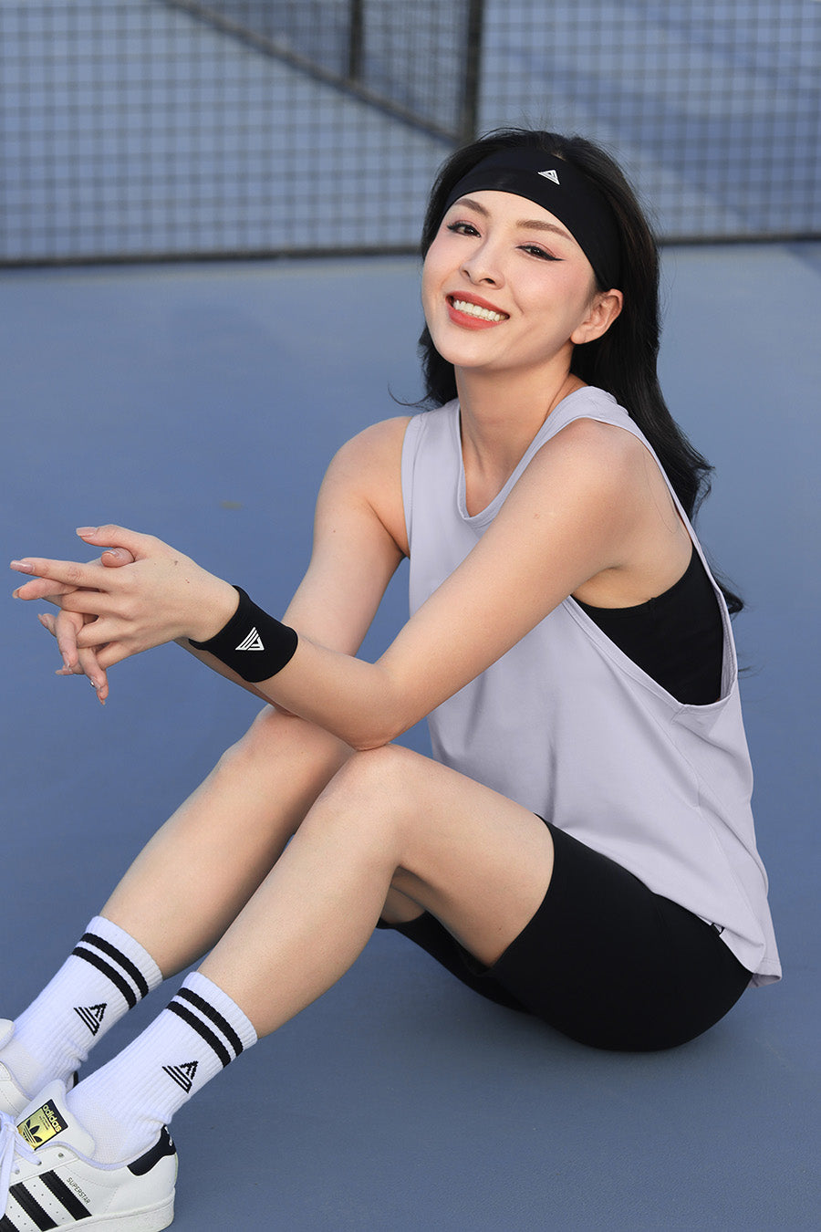 Áo tank top tập gym nữ Fitme Simple - ATTS01 - Tím pastel - Fitme Sportswear