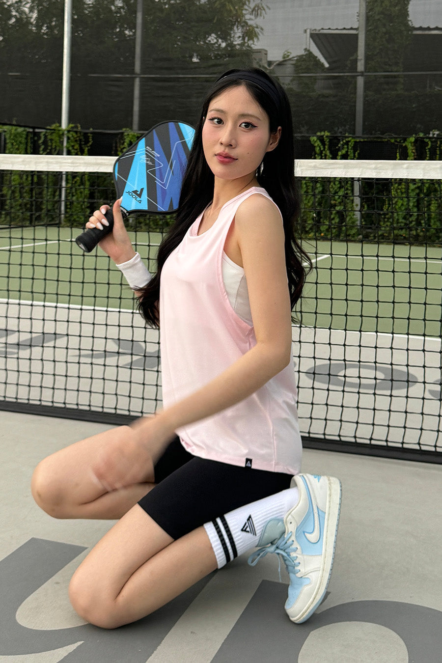 Áo tank top tập gym nữ Fitme Simple - ATTS01 - Hồng pastel - Fitme Sportswear