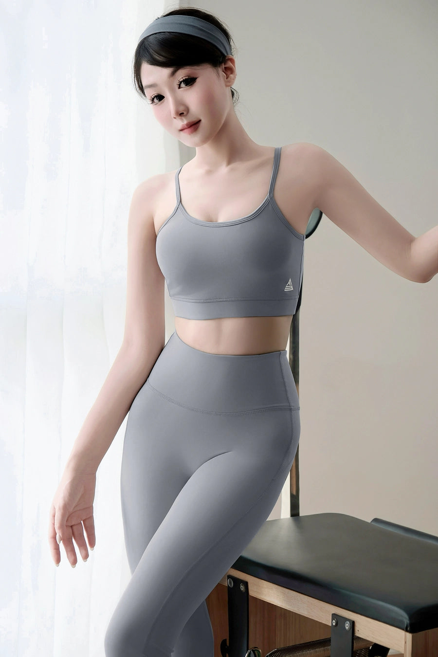 Flare Leggings QDOL Light Grey