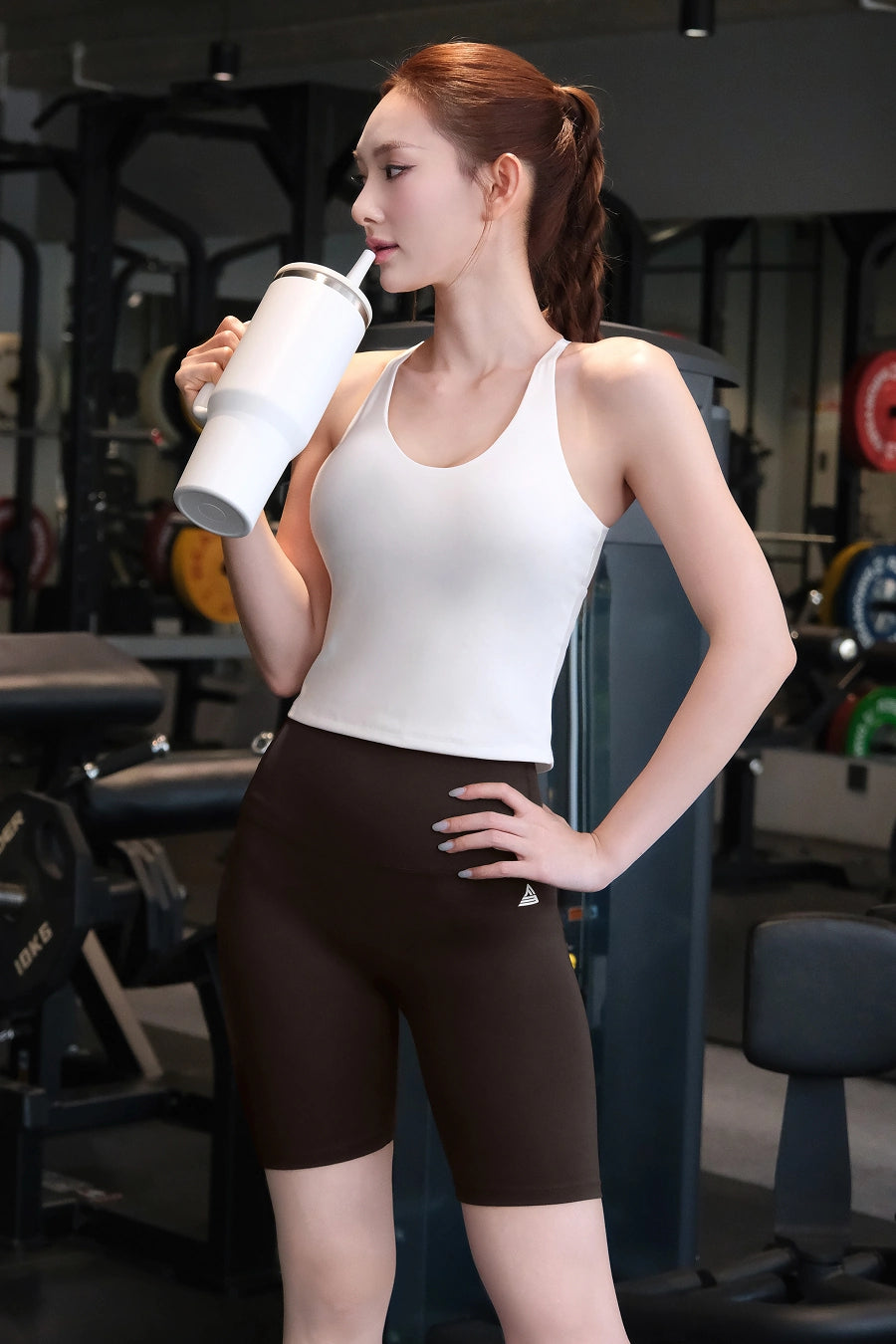 Capri Leggings QLTG Light Grey