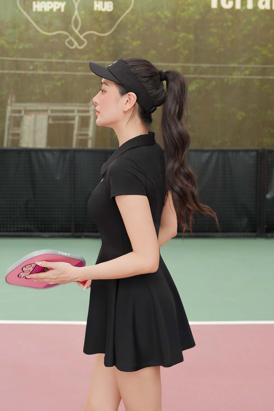 Váy tennis thể thao nữ Fitme GOC - DTNN01 - Đen - Fitme Sportswear