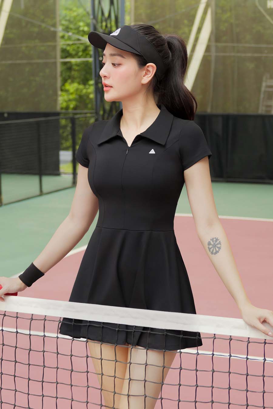 Váy tennis thể thao nữ Fitme GOC - DTNN01 - Đen - Fitme Sportswear