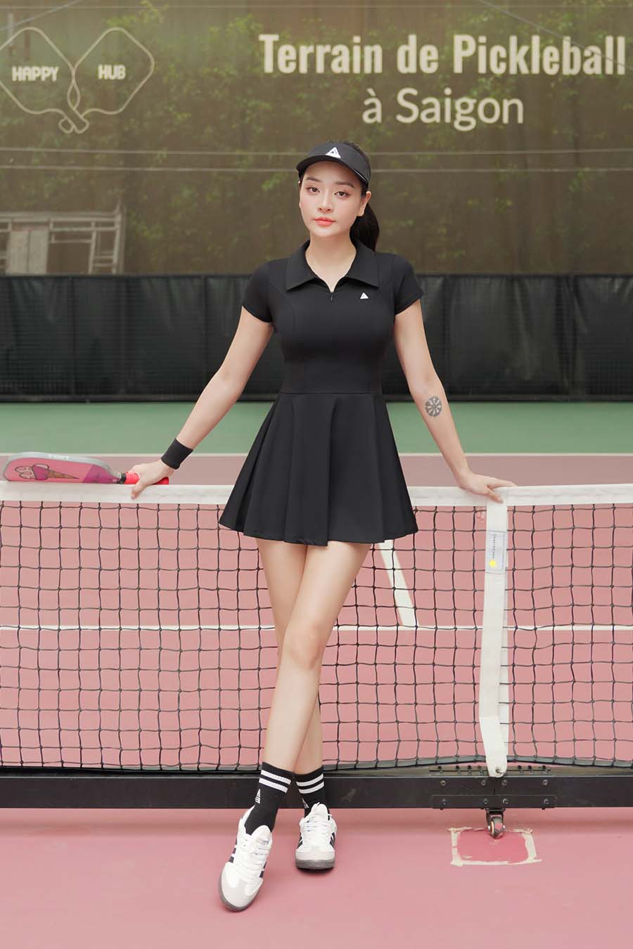 Váy tennis thể thao nữ Fitme GOC - DTNN01 - Đen - Fitme Sportswear