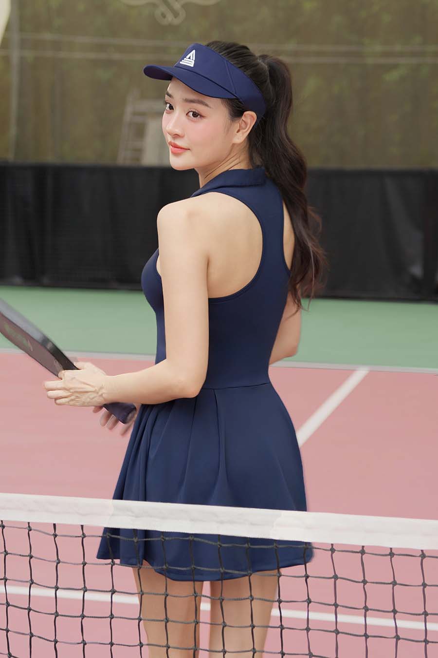Váy tennis thể thao nữ Fitme GOC - DTSN01 - Blazer Navy - Fitme Sportswear