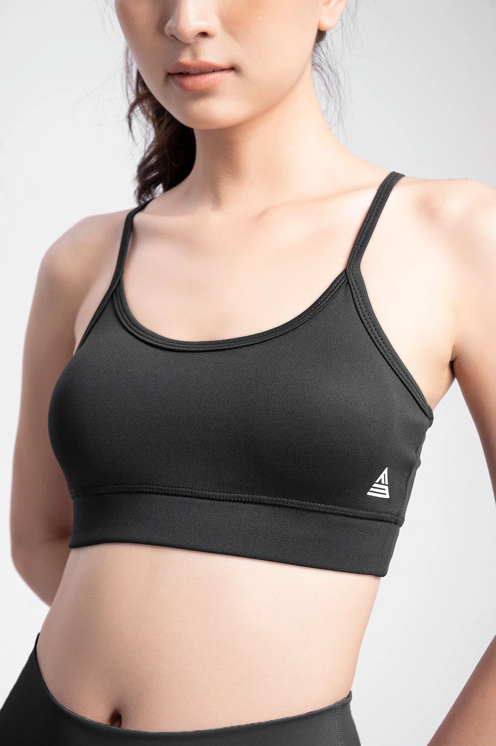 Áo bra gym yoga Theta - Đen - Fitme Sportswear