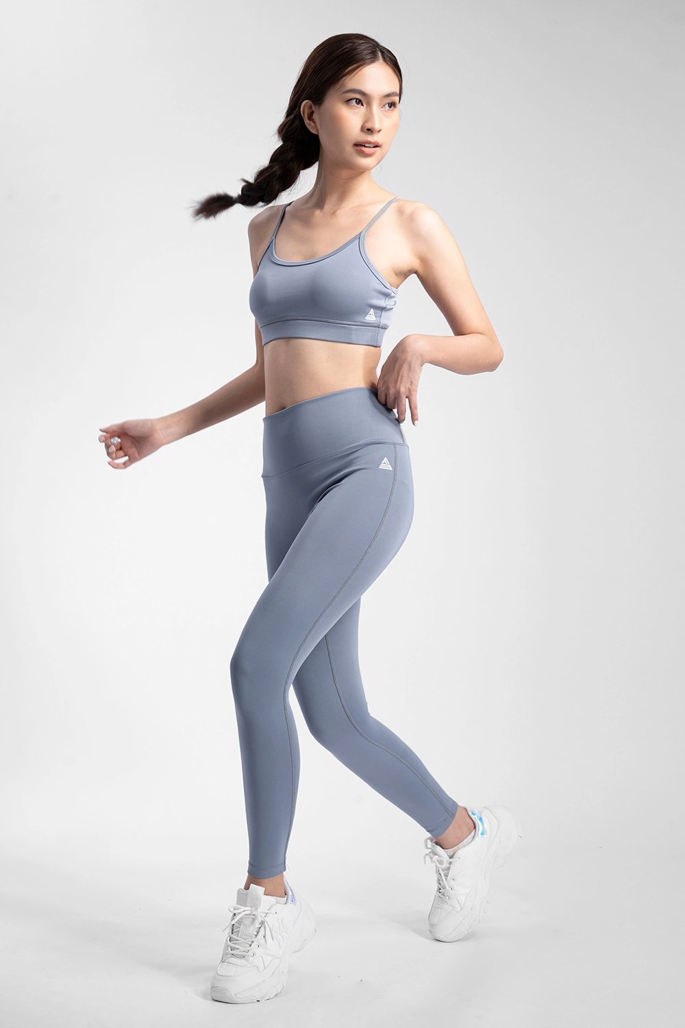 Áo bra gym yoga Theta - Xám Xanh - Fitme Sportswear