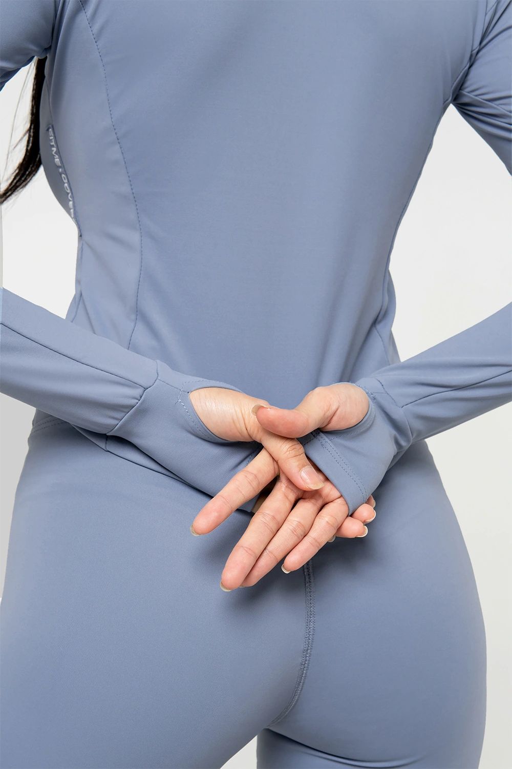 Áo khoác tập gym Cover23 - Xám Xanh - Fitme Sportswear