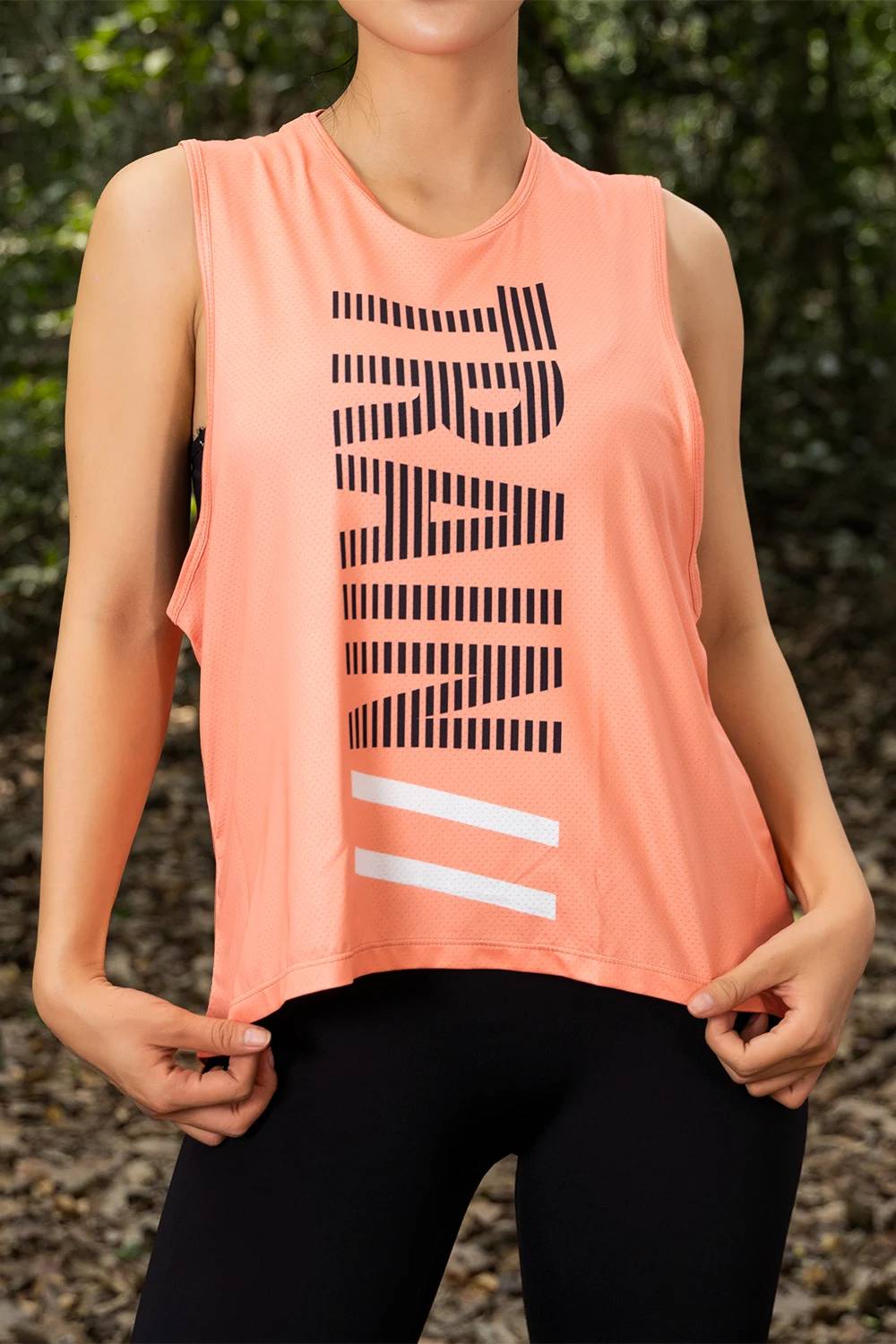 Áo tanktop thể thao nữ - Cam Pastel