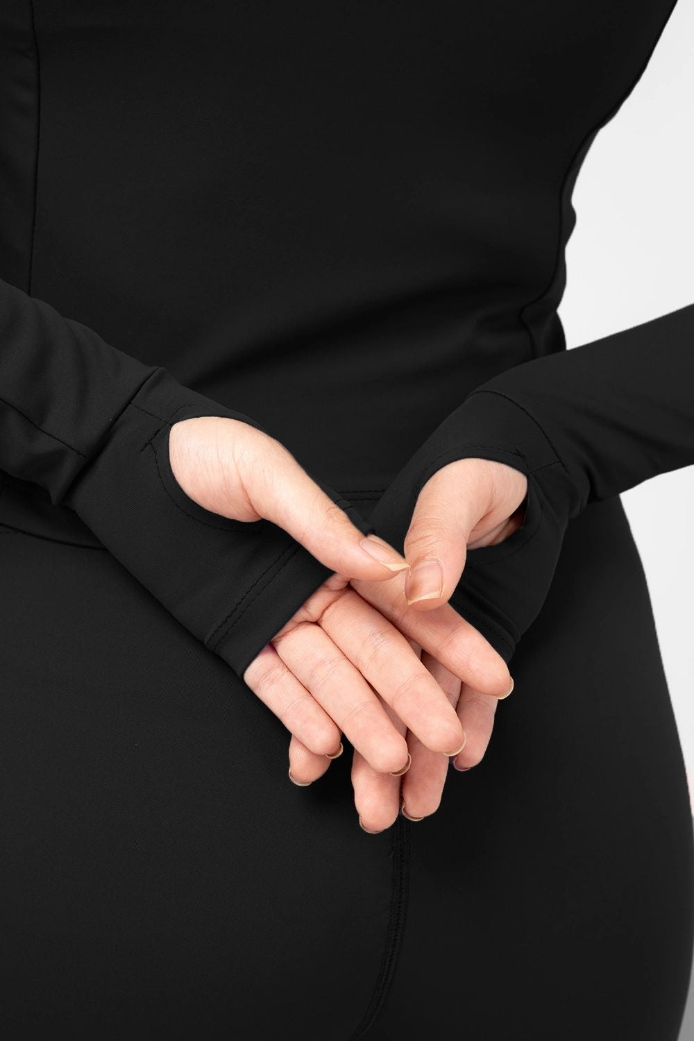 Áo tập gym tay dài Cover23 - Đen - Fitme Sportswear