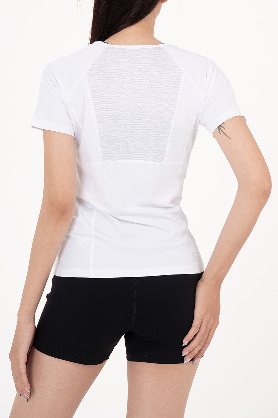 Áo thun tập gym nữ Sigma - Trắng - Fitme Sportswear