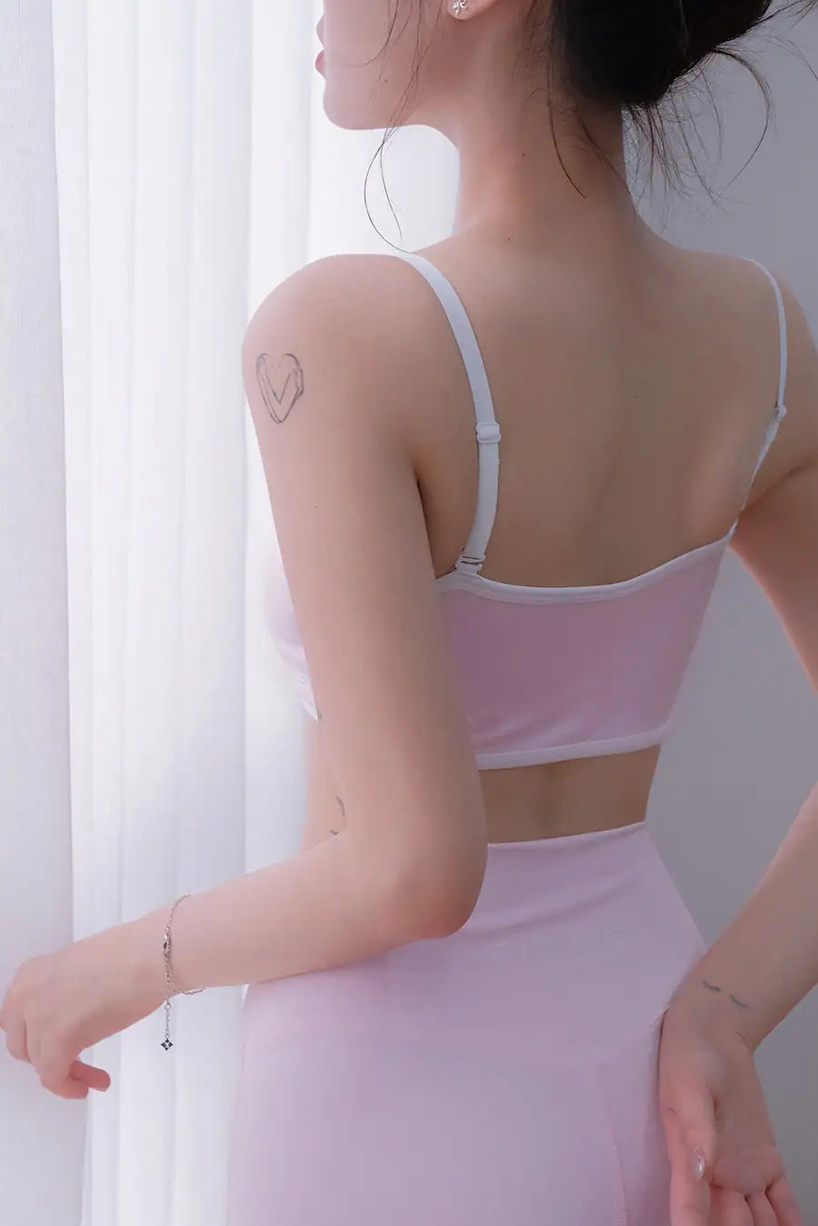 Áo bra phối viền BRGL02 Hồng