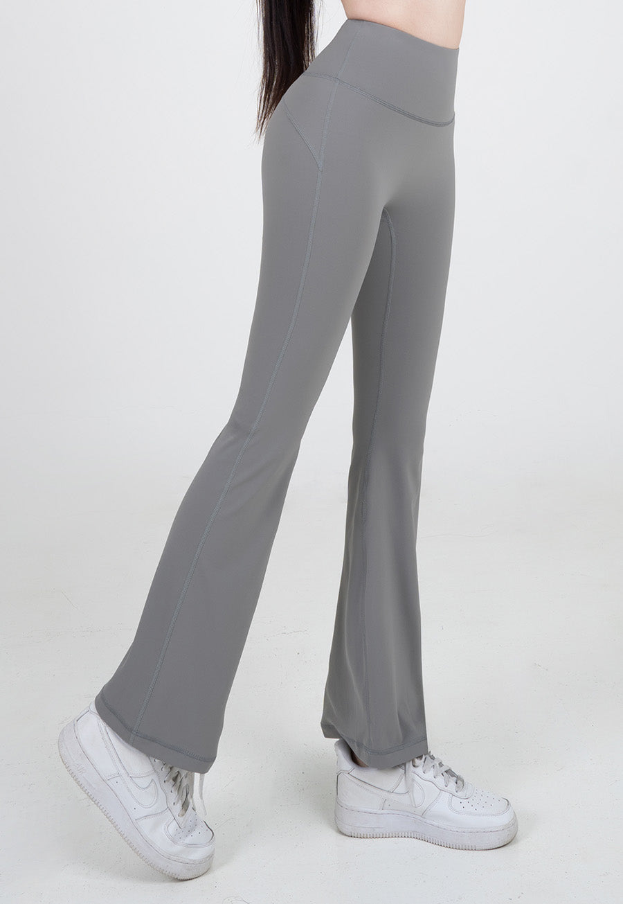 Quần legging nữ ống loe Fitme Flow nâng mông QDOL - Dark Grey - Fitme Sportswear