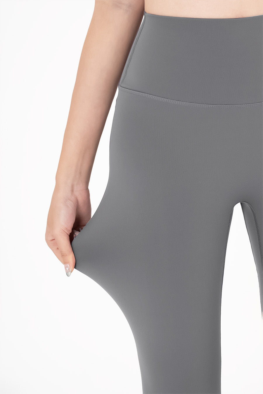 Quần legging nữ tập gym có túi ẩn Theta QDTT- Dark Grey - Fitme Sportswear