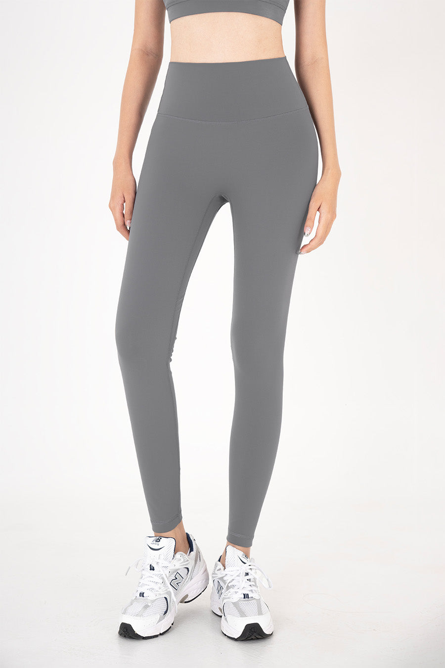 Quần legging nữ tập gym có túi ẩn Theta QDTT- Dark Grey - Fitme Sportswear
