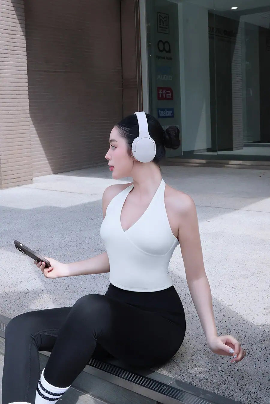 Áo Halter Top BRGL04 Trắng