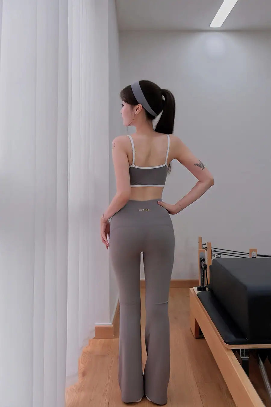 Áo bra phối viền BRGL02 Dark Grey