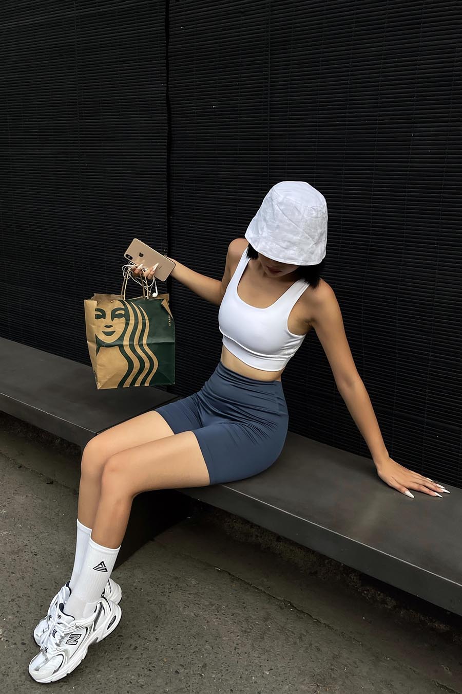 Áo bra tập gym yoga Zeta - Trắng - Fitme Sportswear