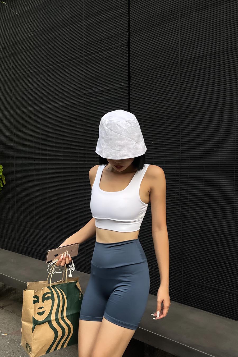 Áo bra tập gym yoga Zeta - Trắng - Fitme Sportswear