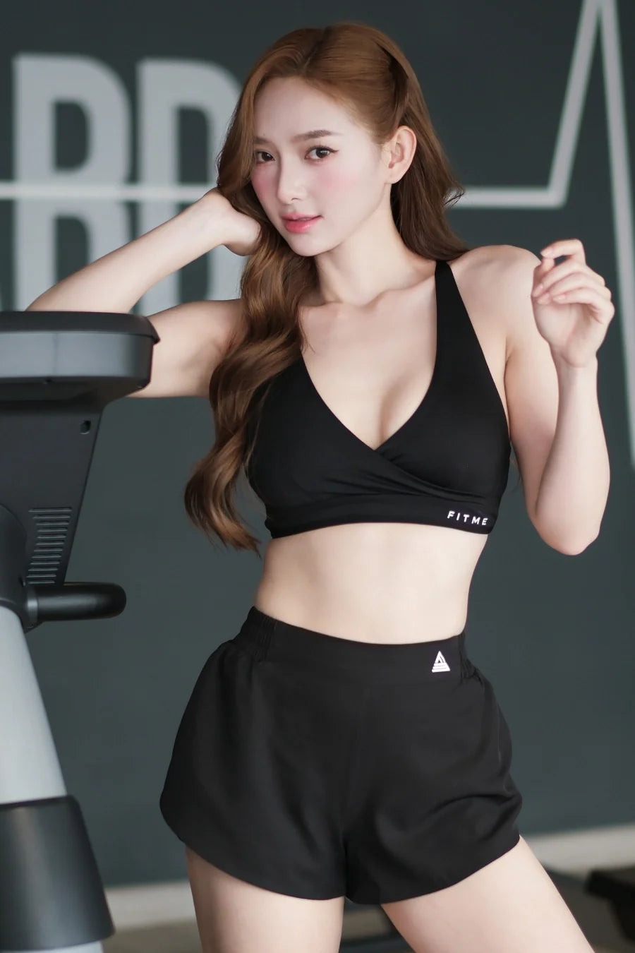 Áo bra thể thao cho ngực to — bra Fitme Bloom có cup định hình, nâng đỡ tốt