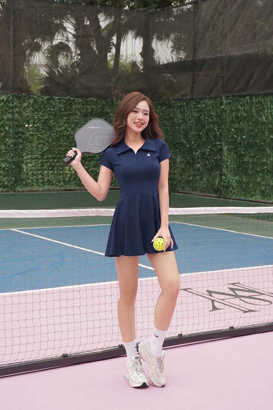 Váy tennis thể thao nữ Fitme GOC - DTNN01 - Blazer Navy