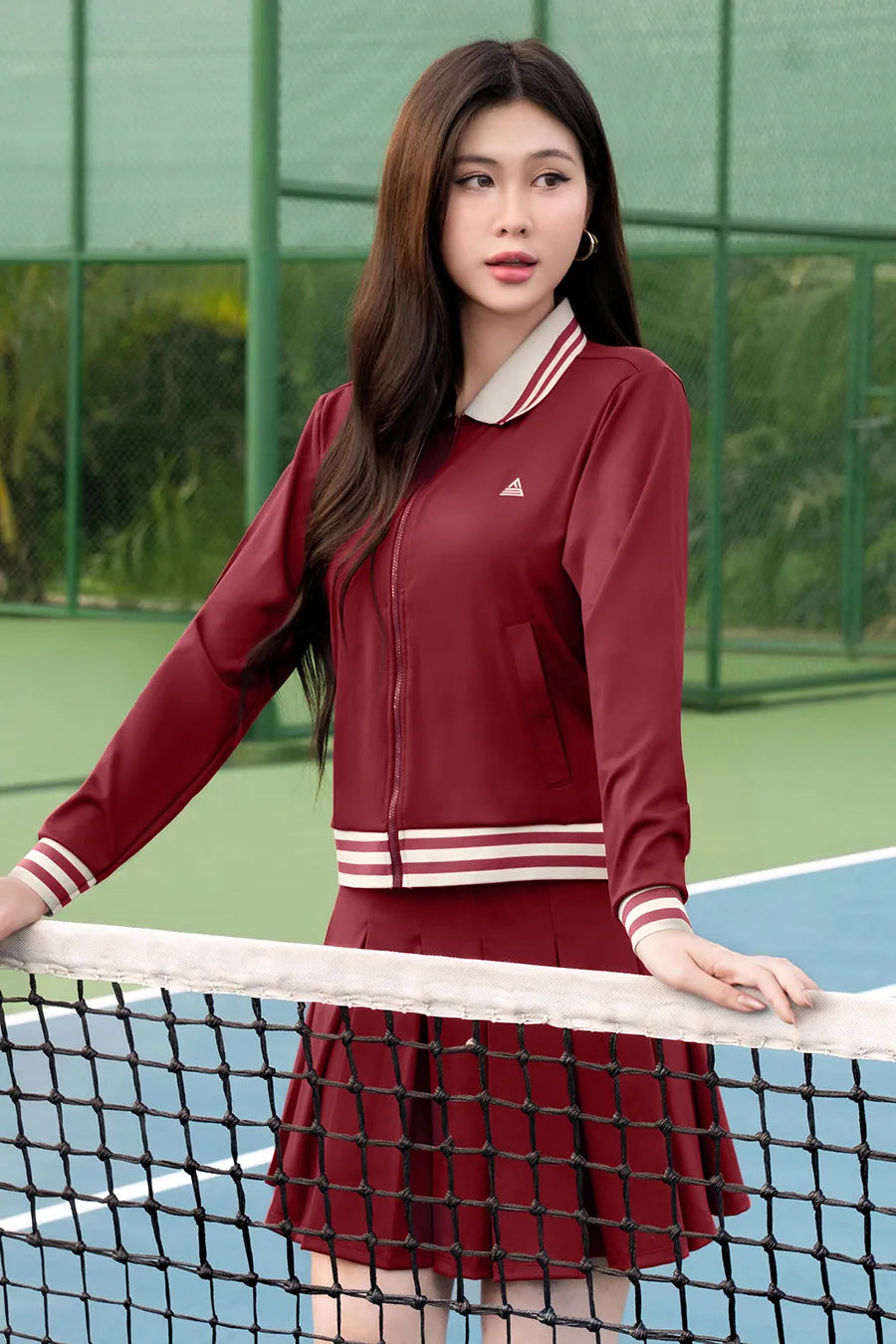 Váy Fitme ZENITH CE VTNN02 Red đai be