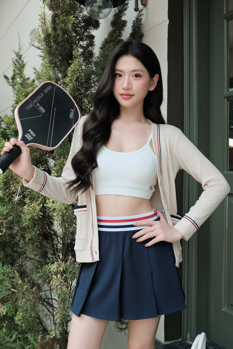Váy Fitme ROGUE CE VTNN01 Navy sọc trắng