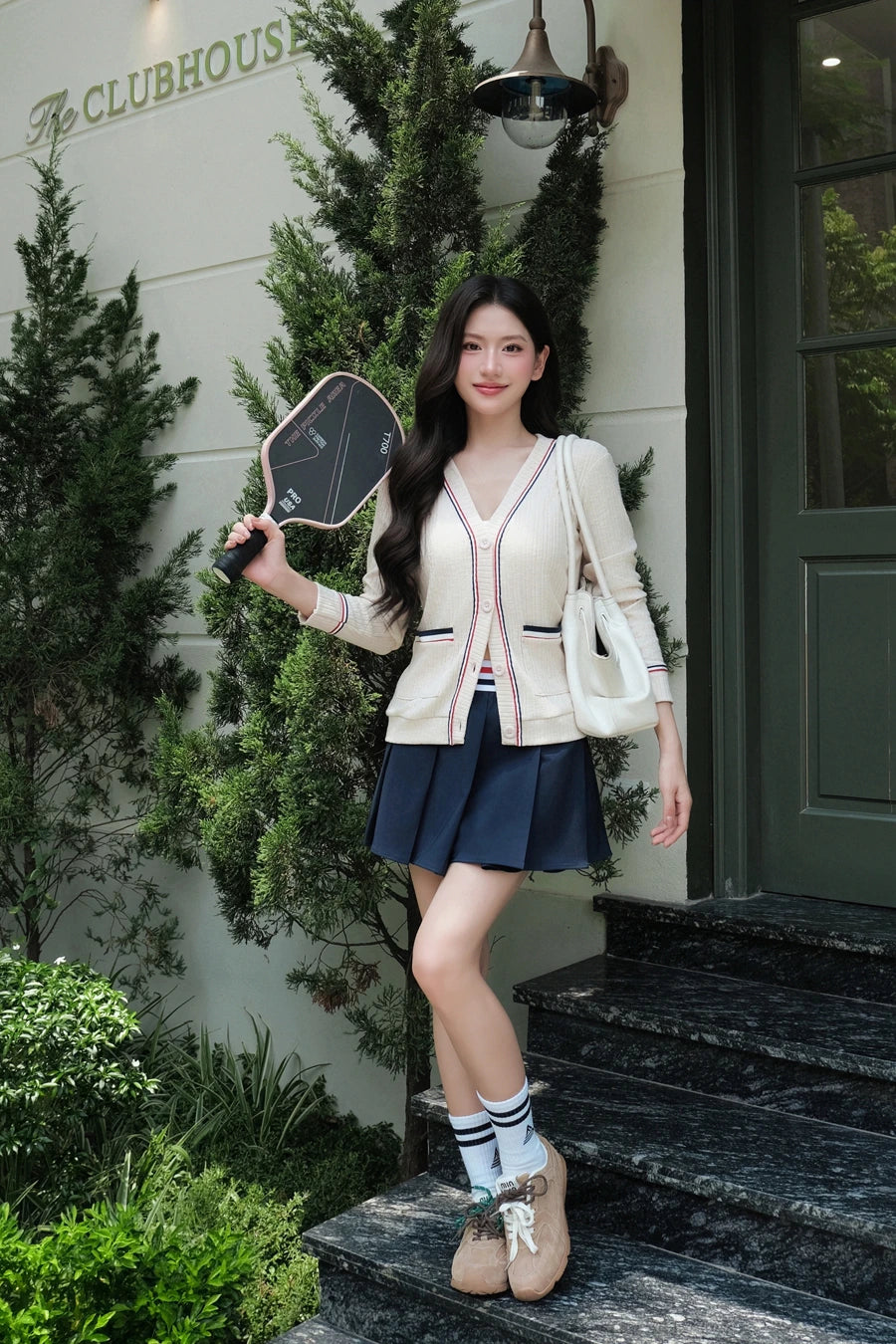 Váy Fitme ROGUE CE VTNN01 Navy sọc trắng