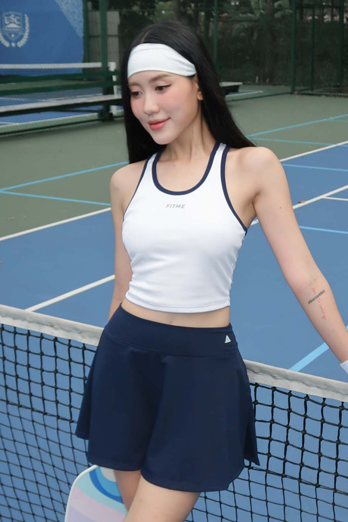 Chân váy ngắn thể thao nữ Fitme GOC - VSFM01 - Blazer Navy - Fitme Sportswear