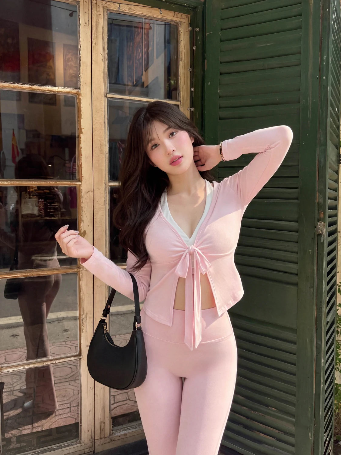 Áo khoác nữ Fitme Cloud AKCL01 Hồng pastel (Pre-order)