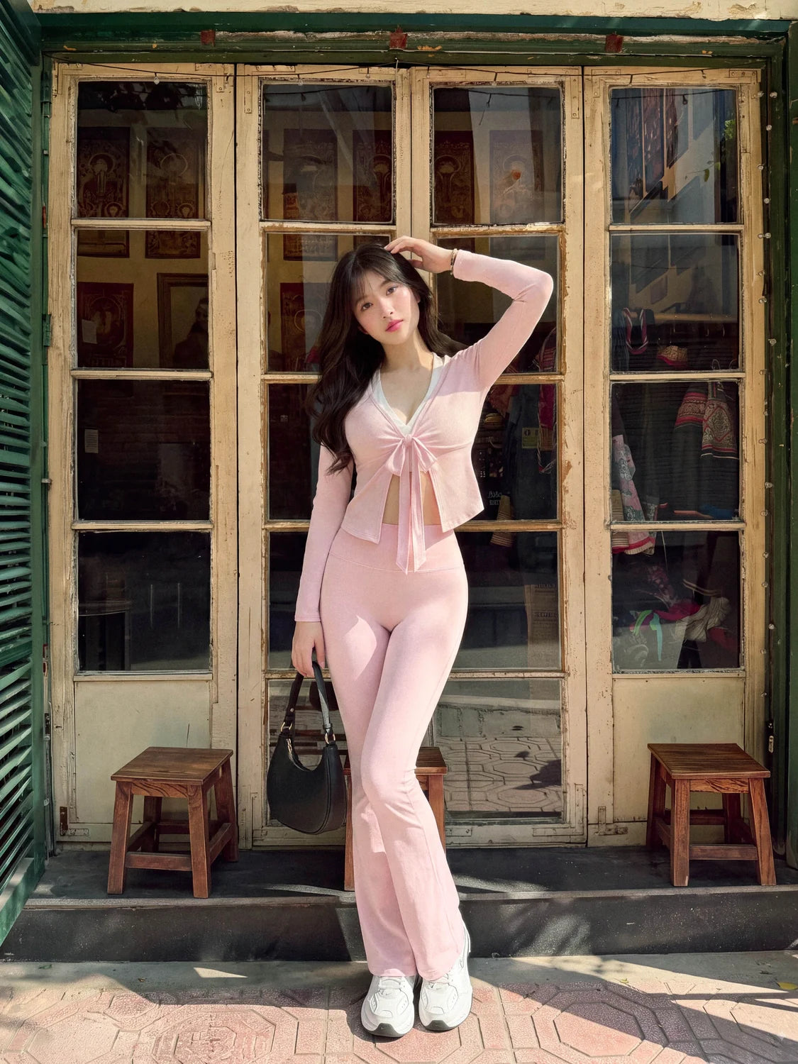 Áo khoác nữ Fitme Cloud AKCL01 Hồng pastel (Pre-order)