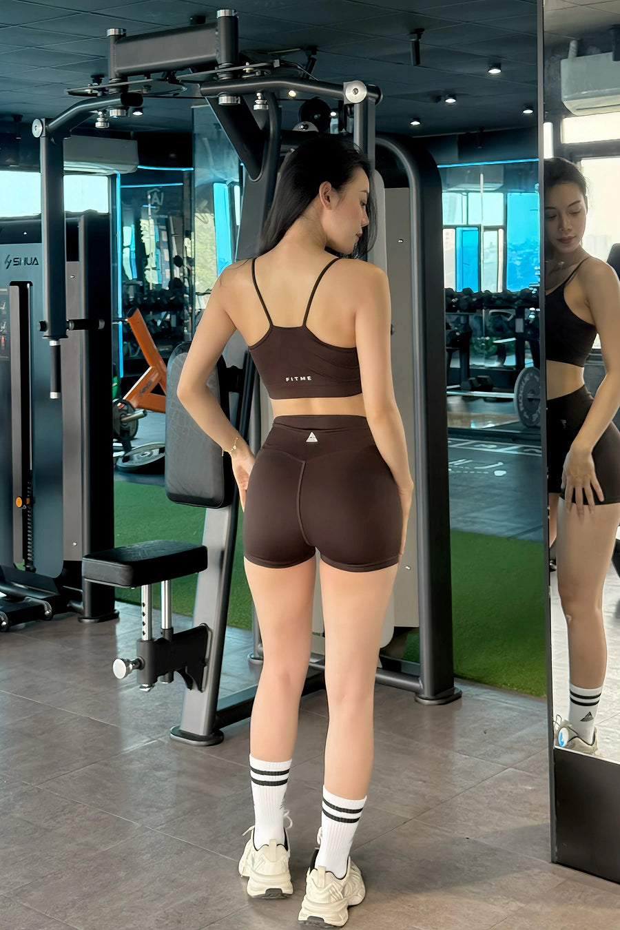 Glow Shorts QNGL01 Dark Grey