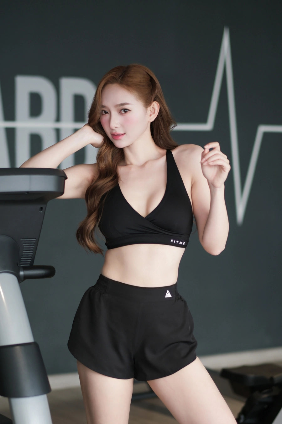 Quần short thể thao nữ Bloom QSBL01 - Đen