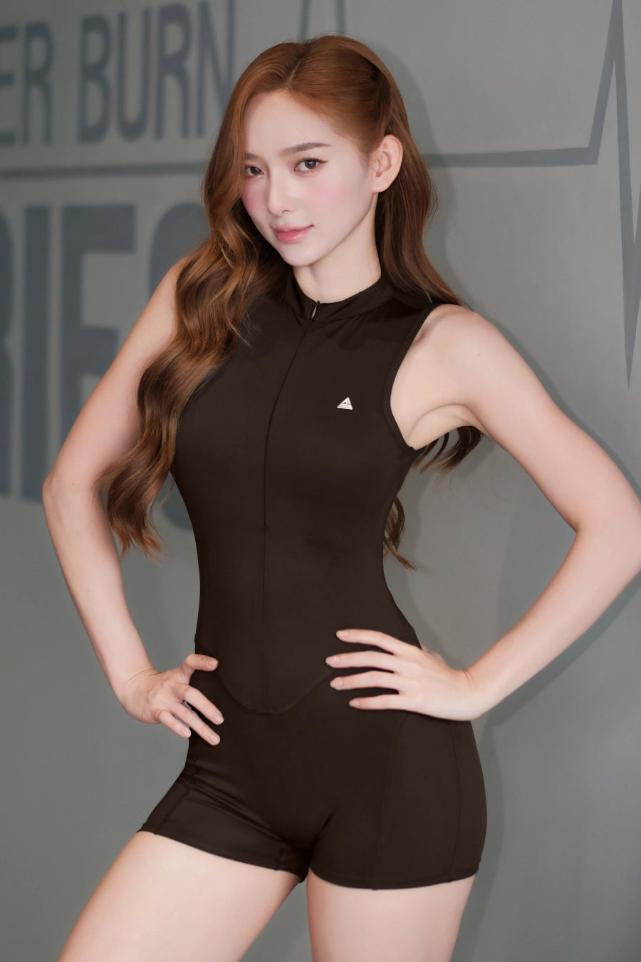 Jumpsuit nữ Fitme Bloom JSBL01 - Espresso