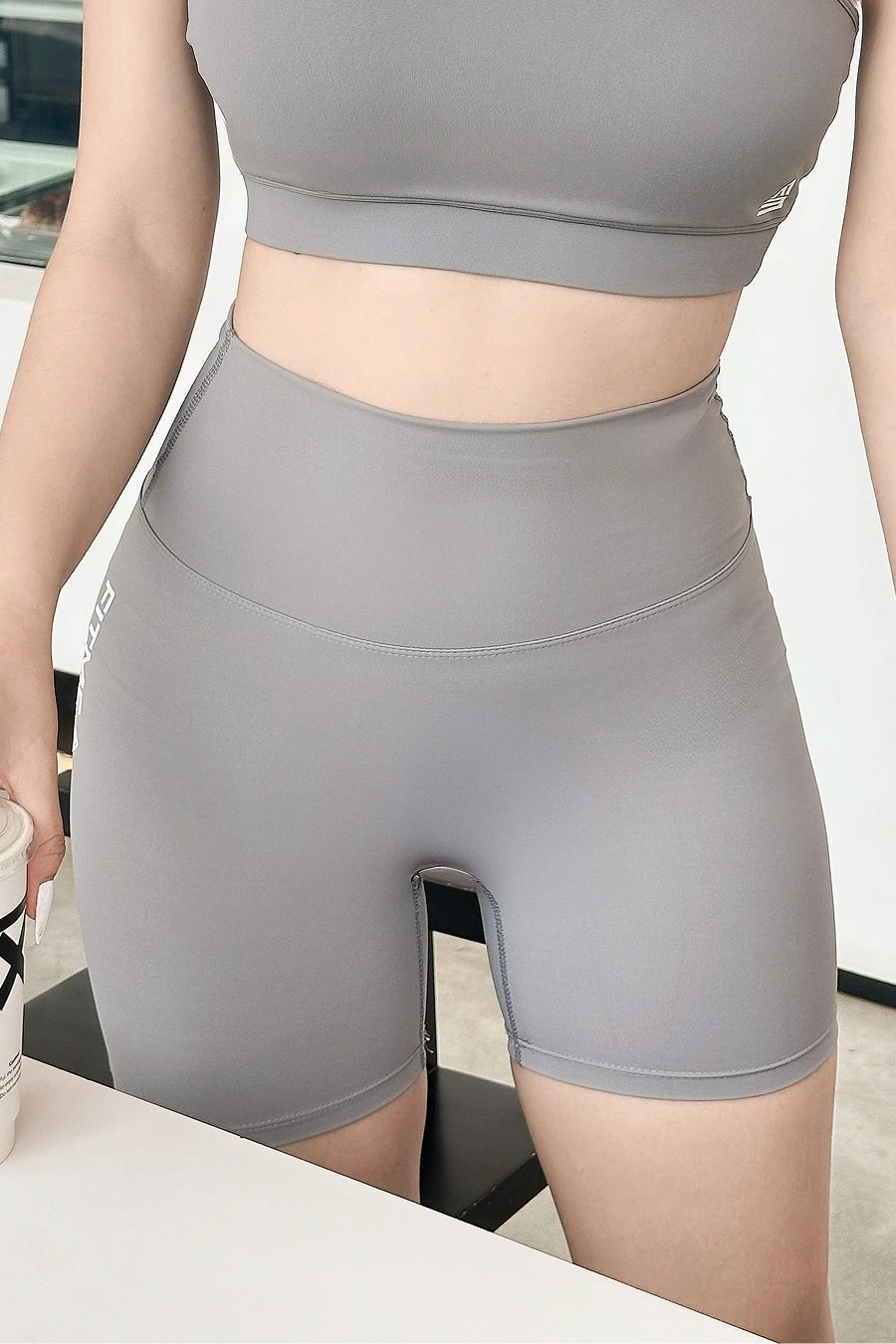 QNTG Rhino Grey Thigh Leggings