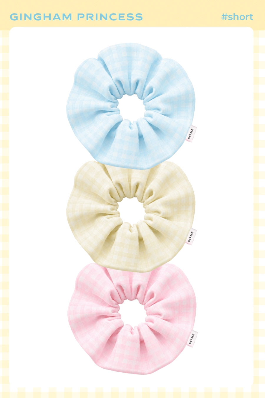 Scrunchies Gingham Princess SCSL01